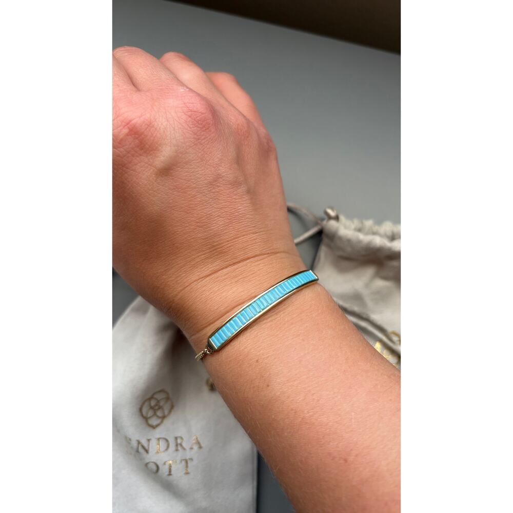 Kendra Scott Jack Turquoise Crystal bracelet - Picture 3 of 4